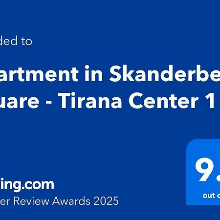 Apartment In Skanderbeg Square - Tirana Center 1 Esterno foto